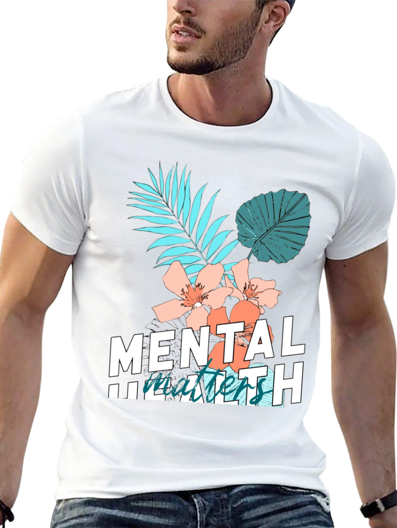 Mental Health Matters Graphic Tee Black
