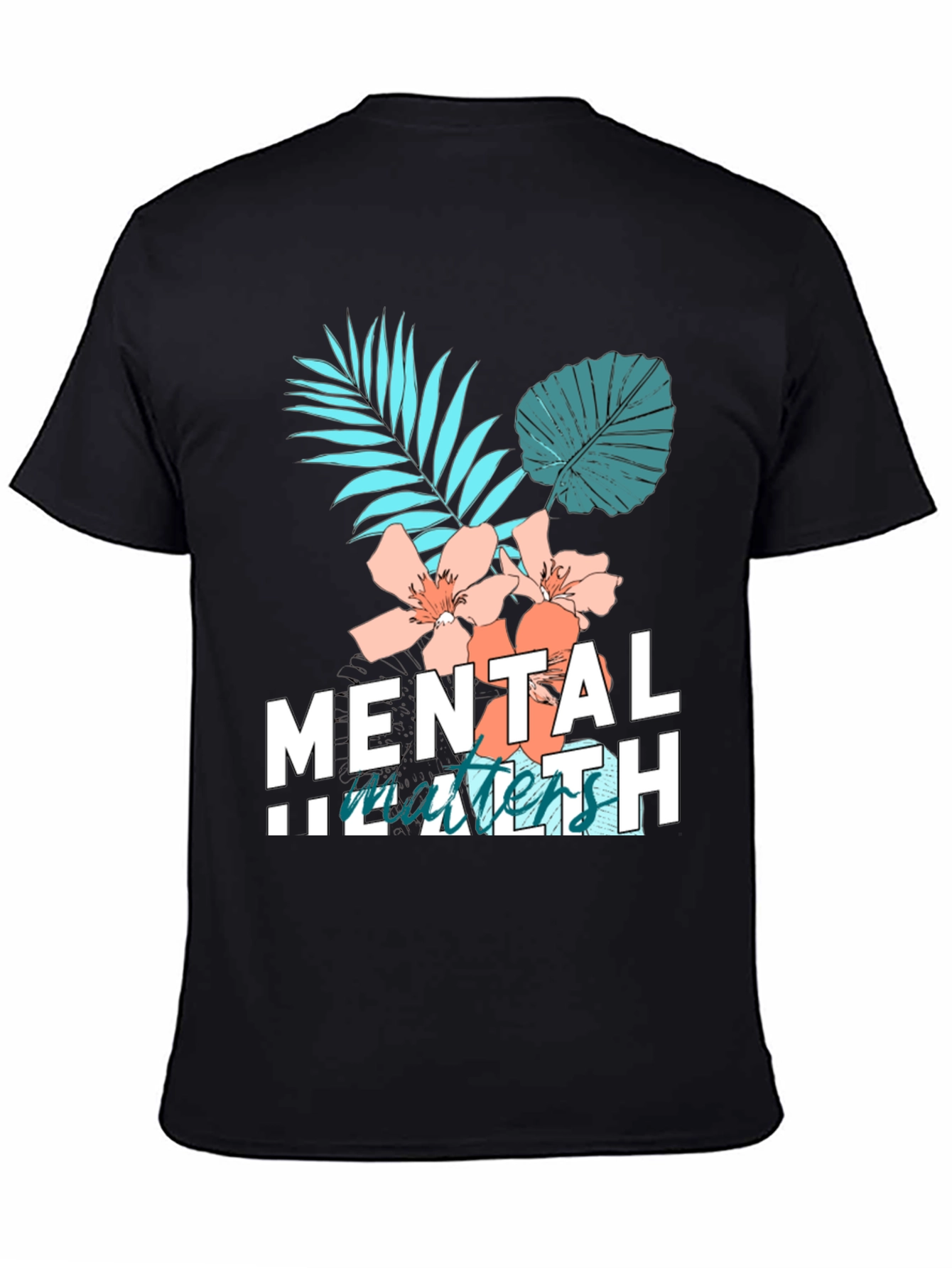 Mental Health Matters Graphic Tee Black