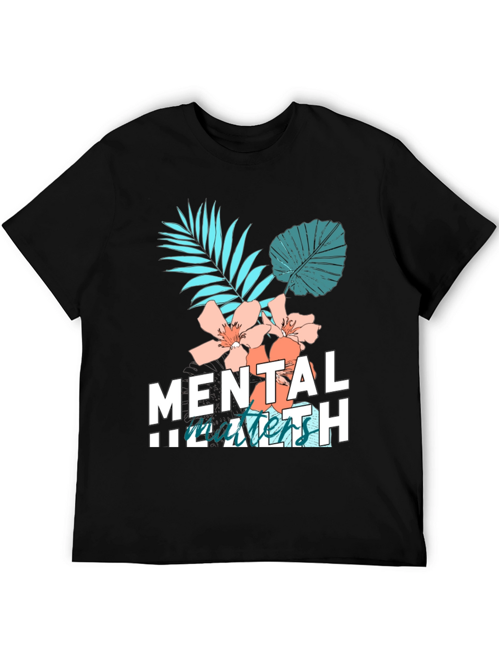 Mental Health Matters Graphic Tee Black