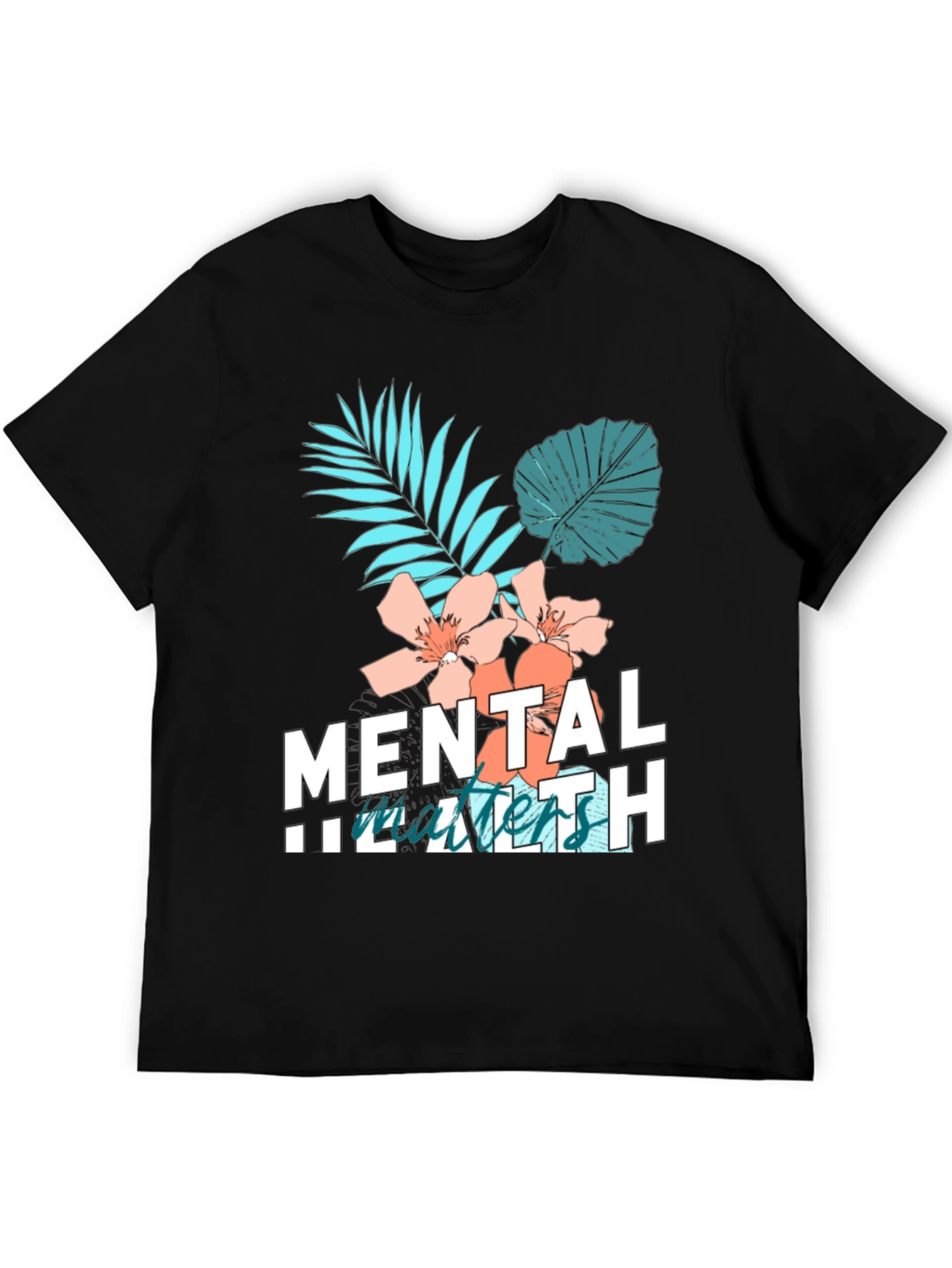Mental Health Matters Graphic Tee Black