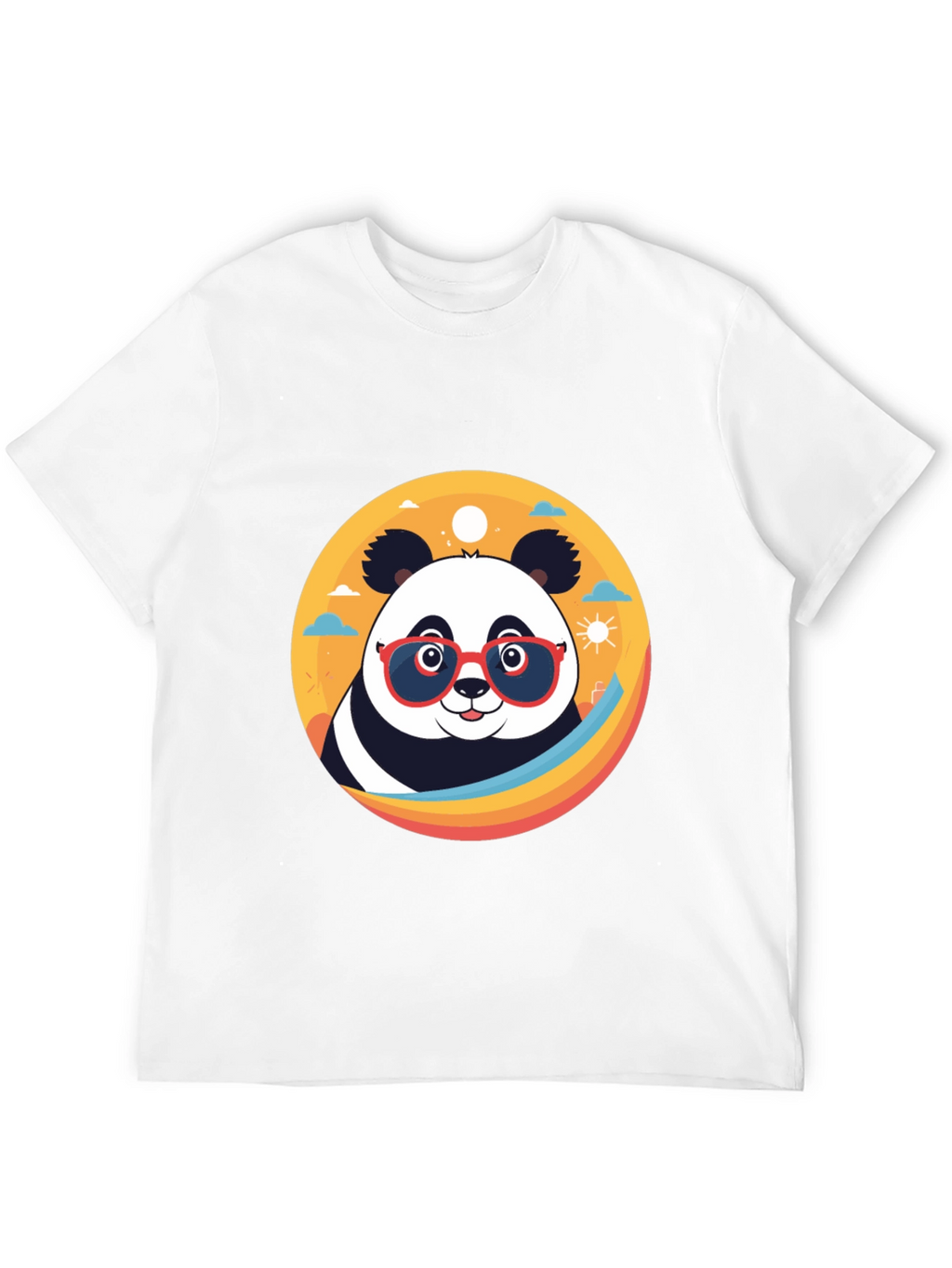 Cool Panda Graphic Tee - Stylish Black T-Shirt