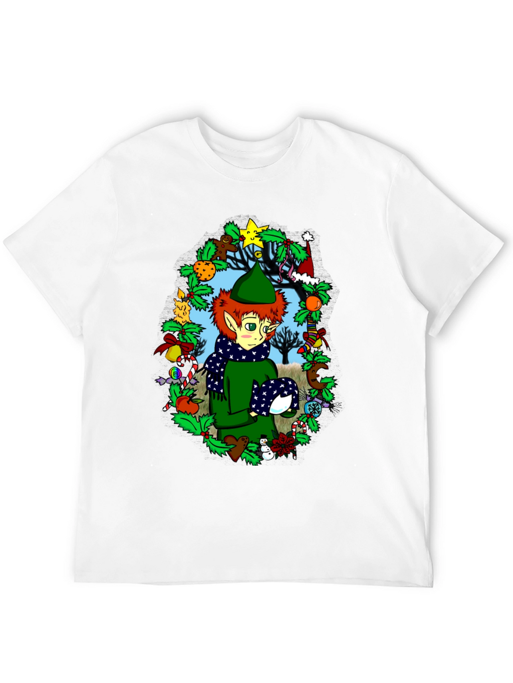 Festive Elf Christmas T-Shirt