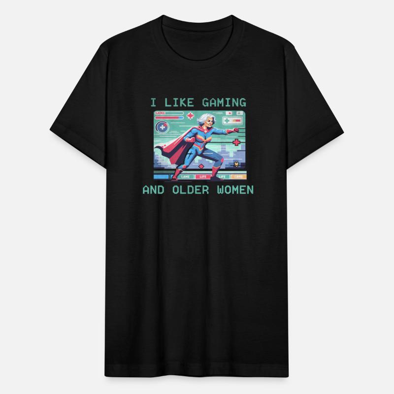 I like gaming and older women tees