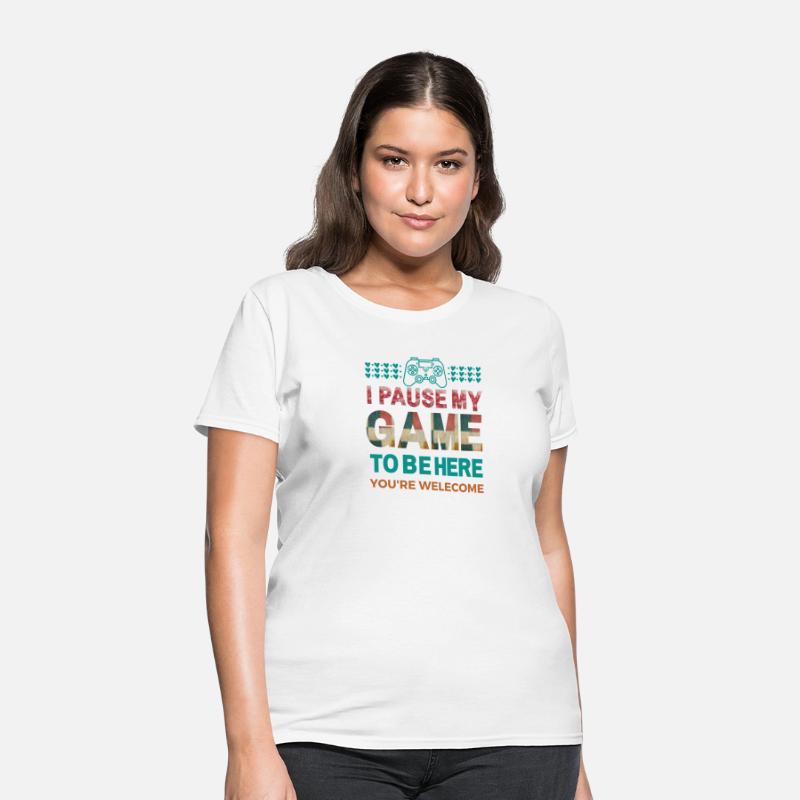 I Paused My Game To Be Here apparel