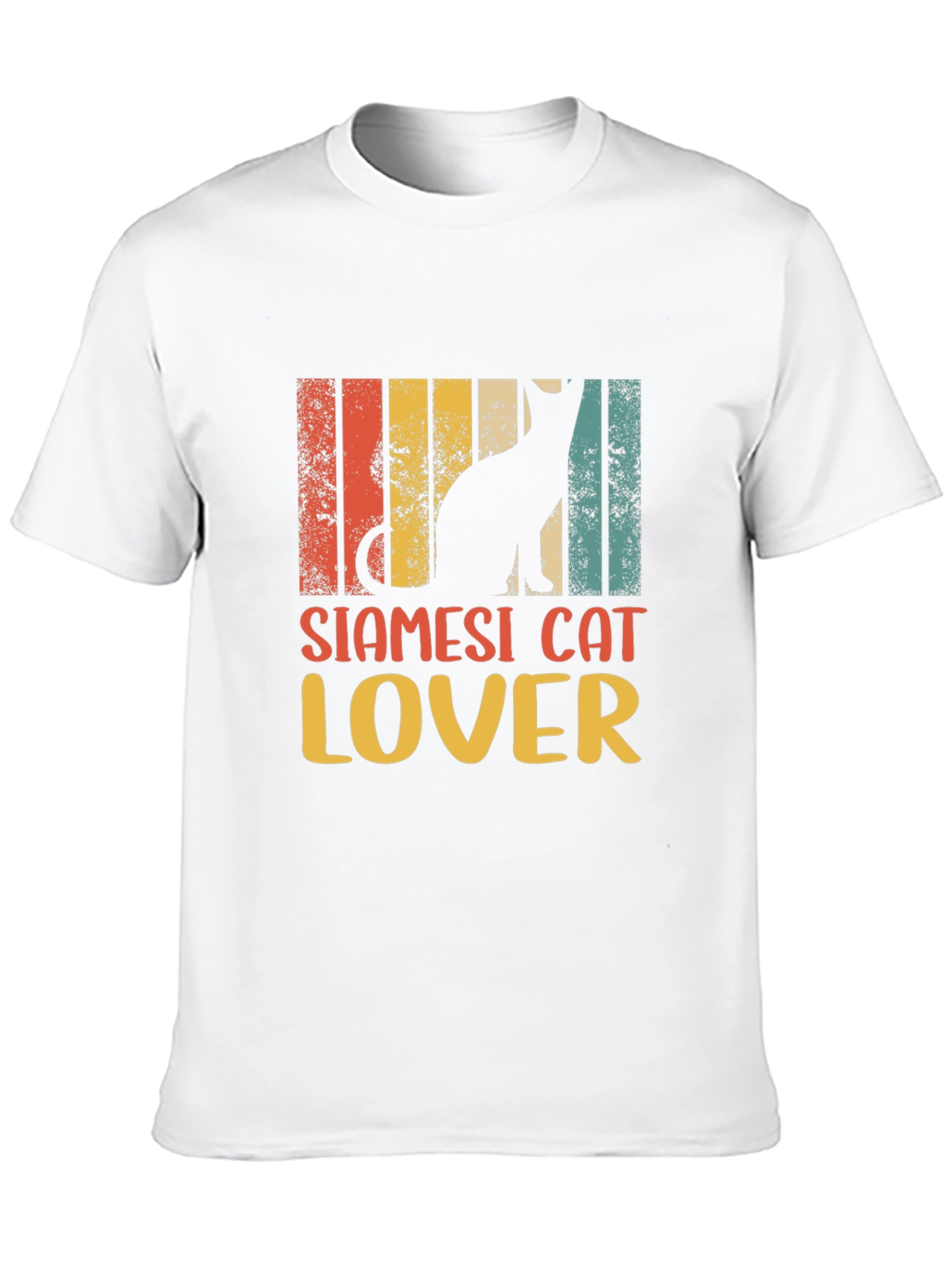 Siamese Cat Lover Retro Style T-Shirt