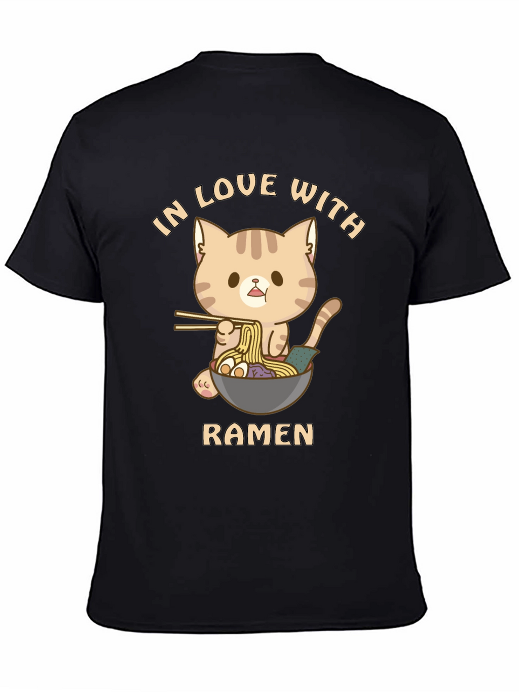 Cat Ramen T-Shirt - In Love With Ramen
