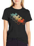 Retro Recumbent Bike T-Shirt