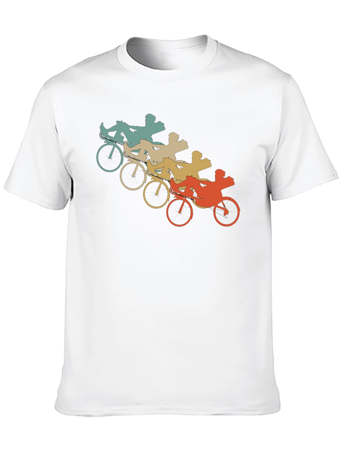 Retro Recumbent Bike T-Shirt
