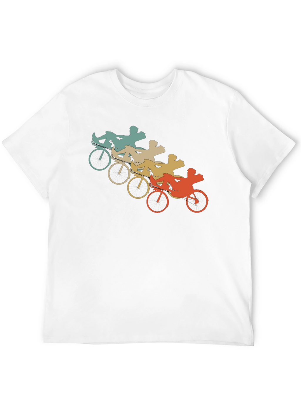 Retro Recumbent Bike T-Shirt