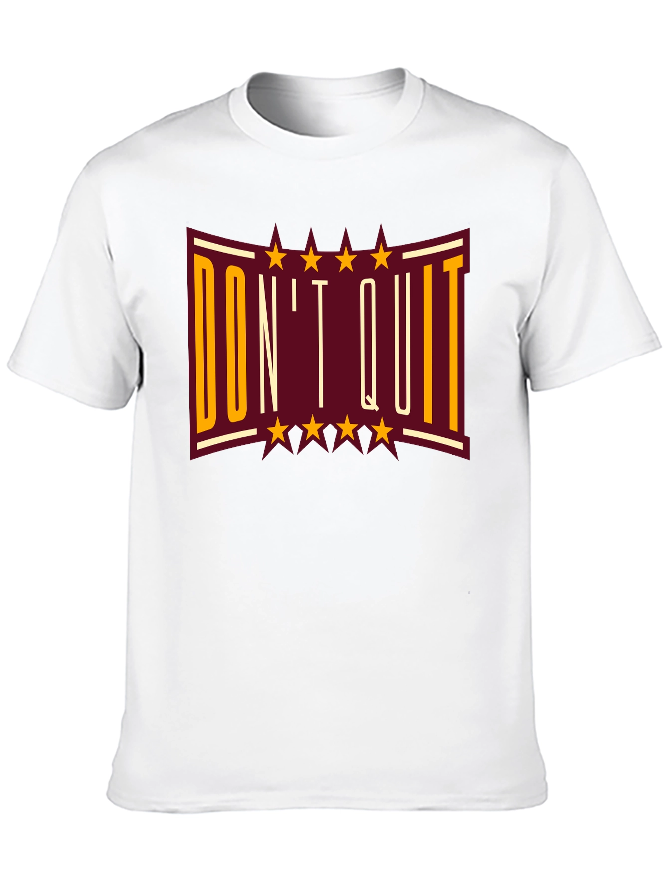 Dont Quit Graphic Print T-Shirt - Motivational Tee