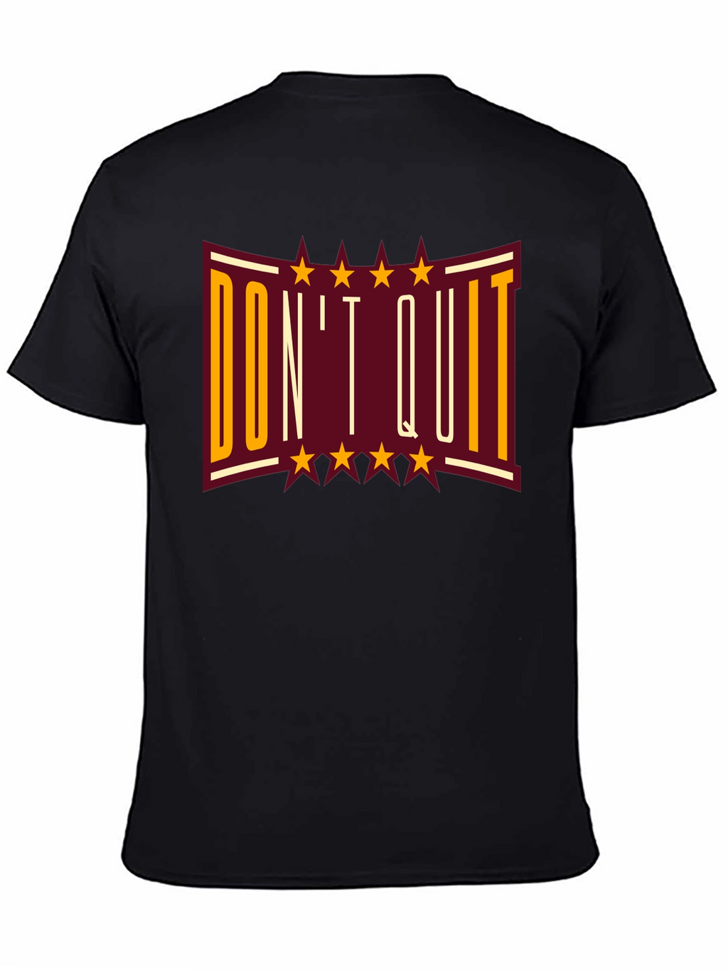 Dont Quit Graphic Print T-Shirt - Motivational Tee