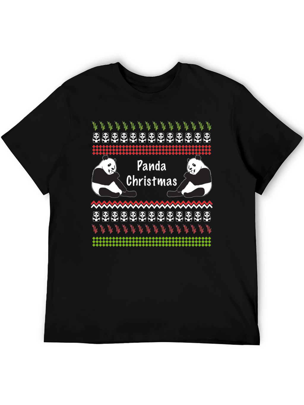 Panda Christmas Graphic Tee