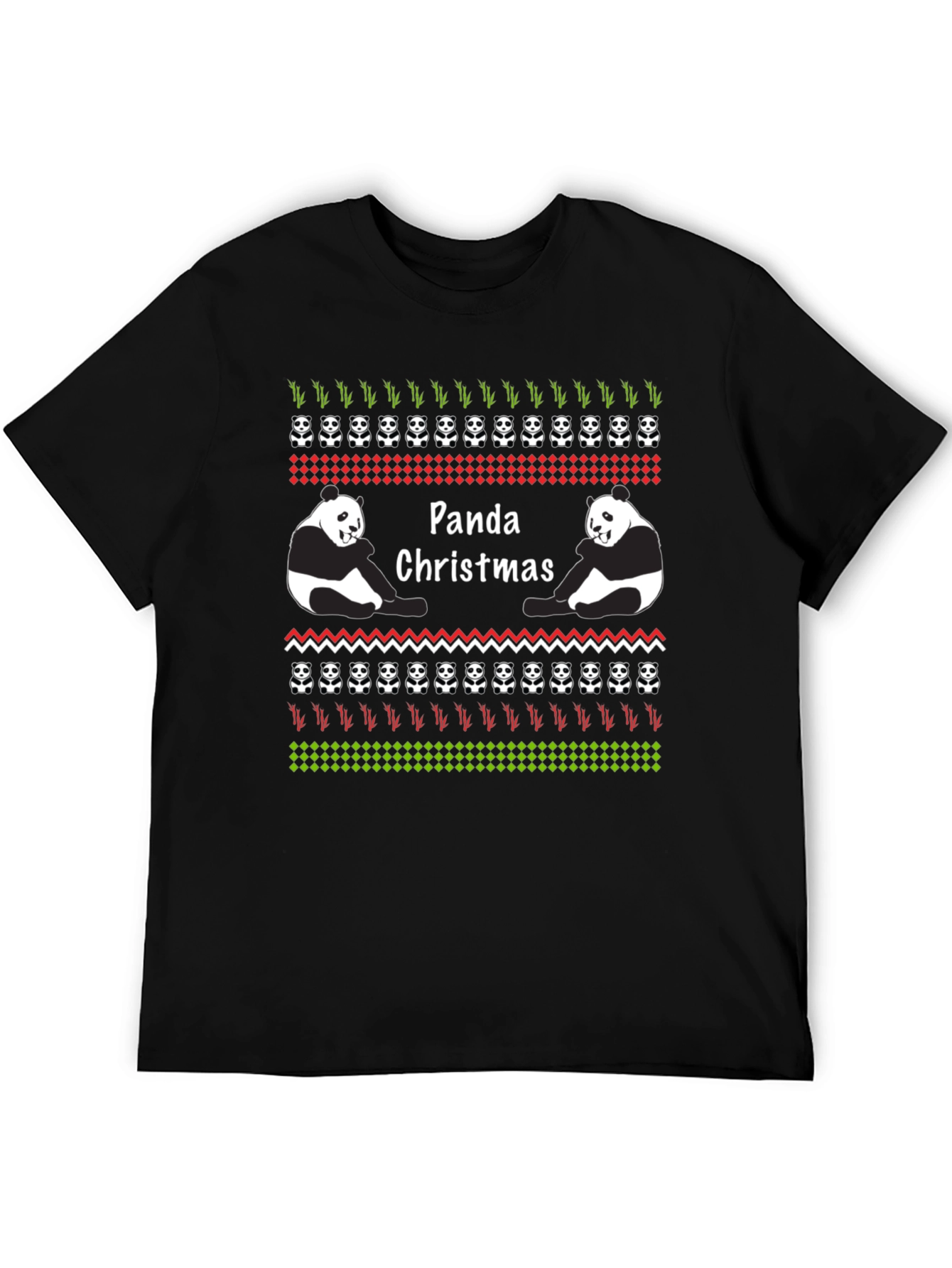 Panda Christmas Graphic Tee