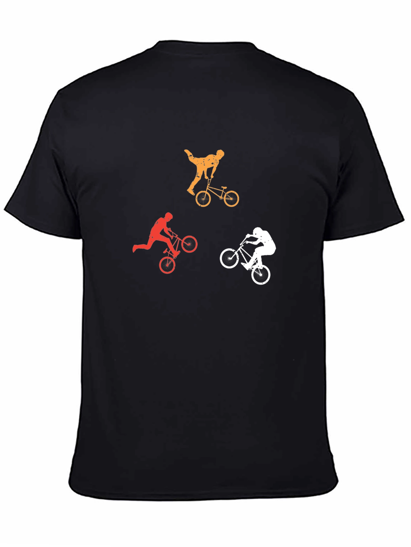 Cool BMX Rider Silhouette Graphic T-Shirt
