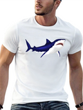 Cool Shark Graphic Black T-Shirt