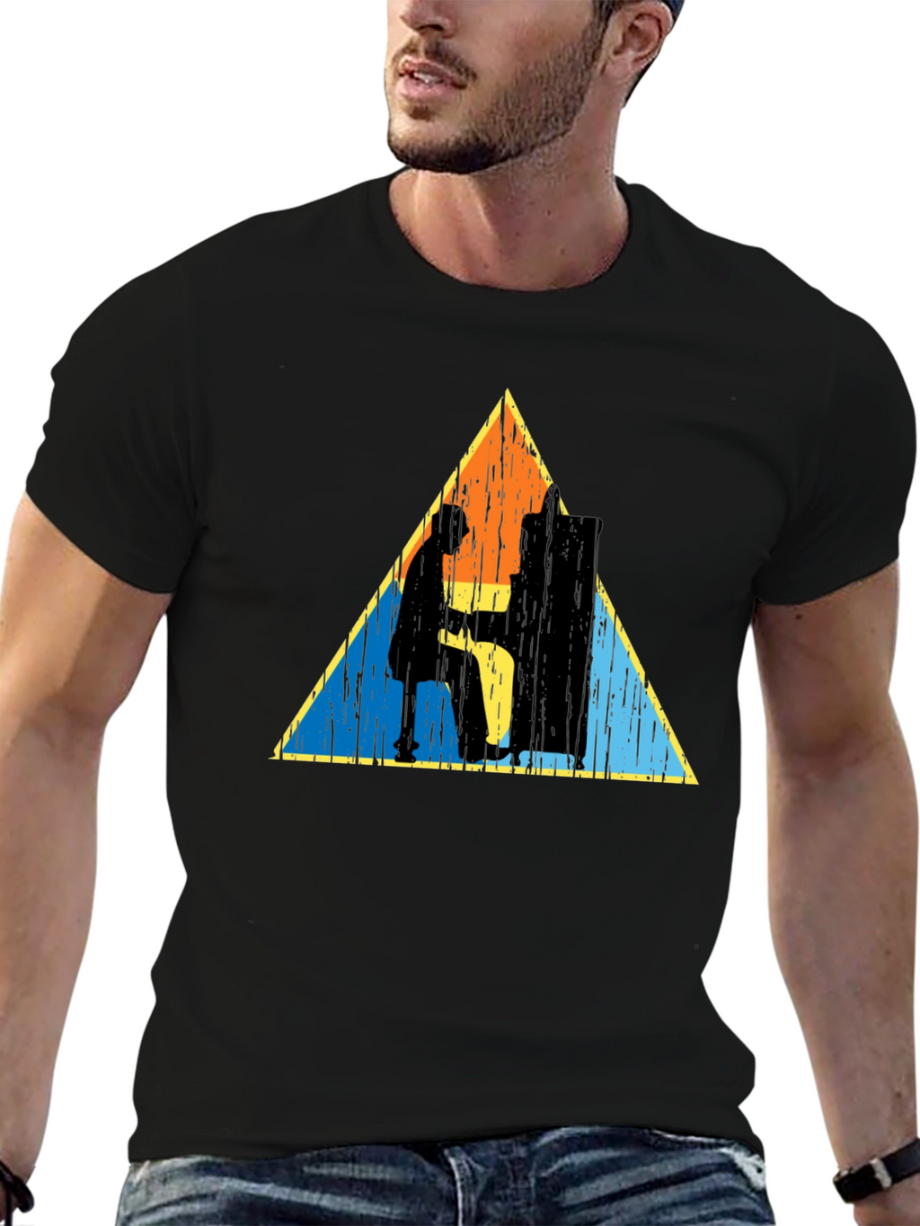 Retro Piano Player T-Shirt