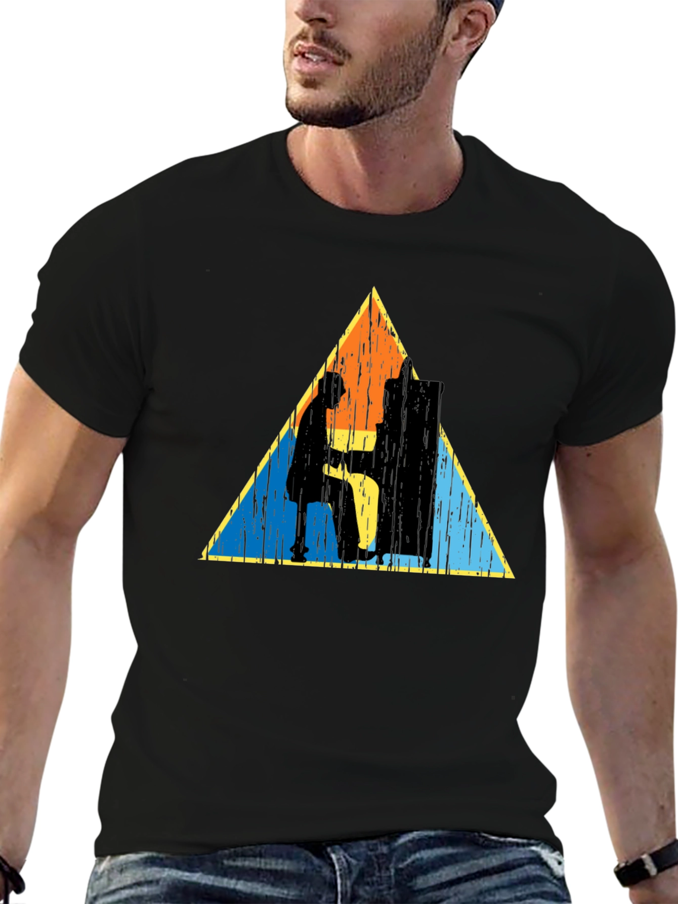 Retro Piano Player T-Shirt