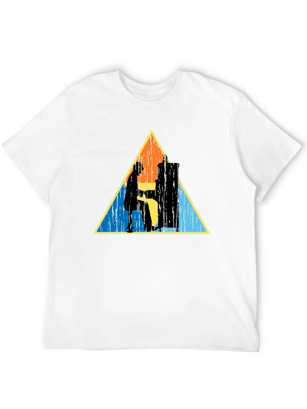 Retro Piano Player T-Shirt