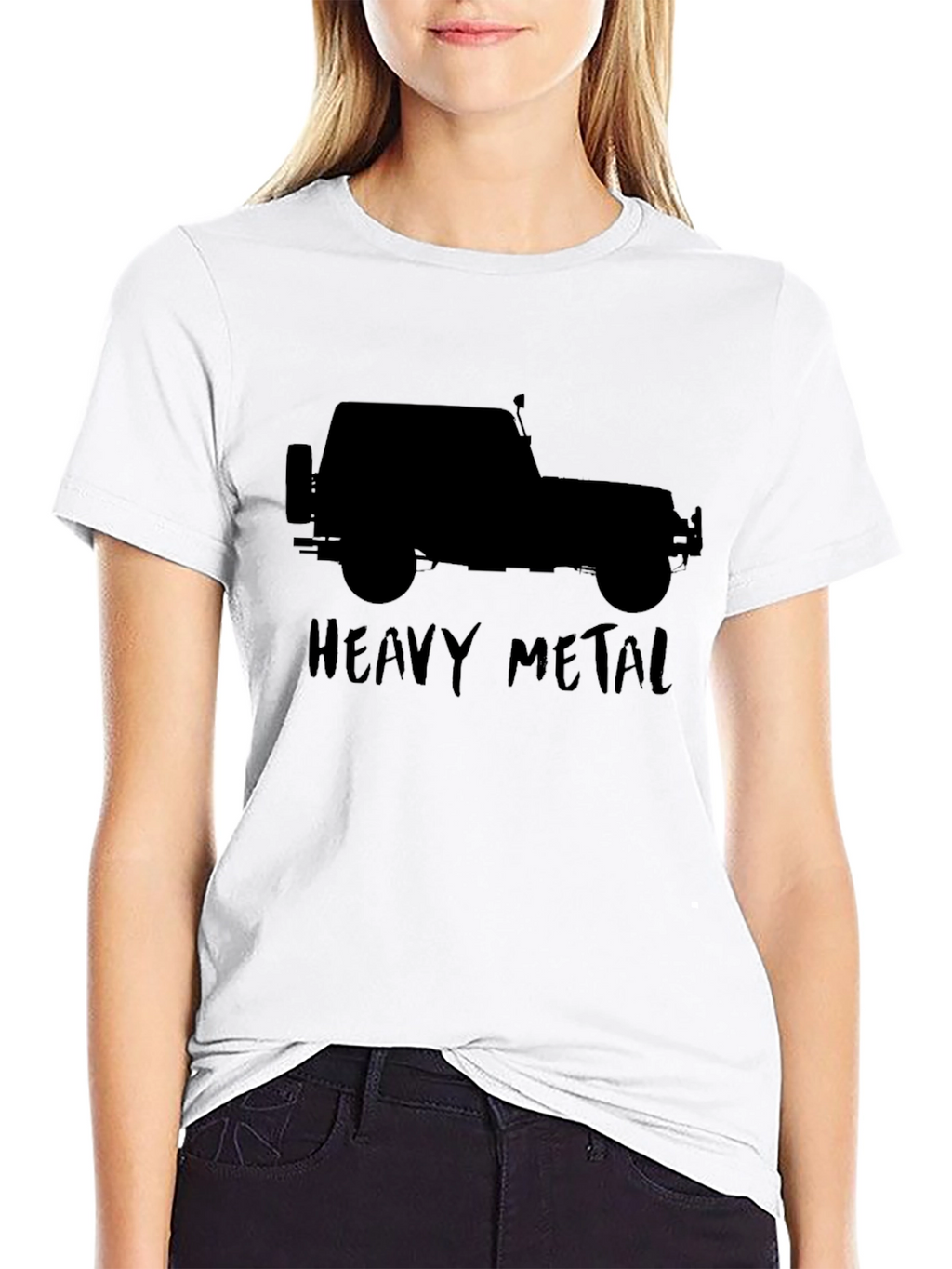 Heavy Metal Jeep T-Shirt - Black
