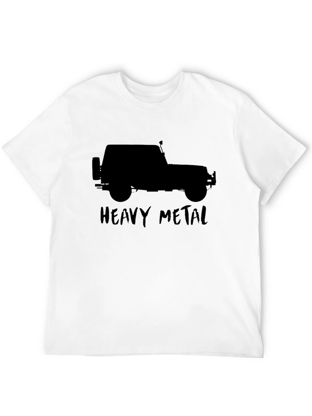Heavy Metal Jeep T-Shirt - Black