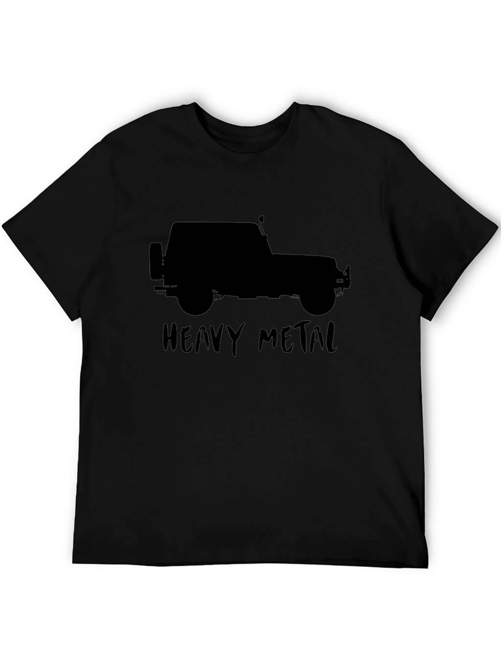 Heavy Metal Jeep T-Shirt - Black