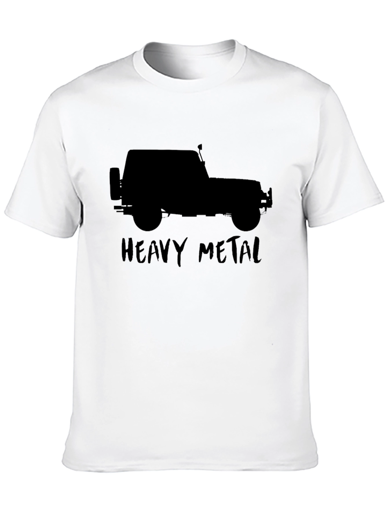 Heavy Metal Jeep T-Shirt - Black