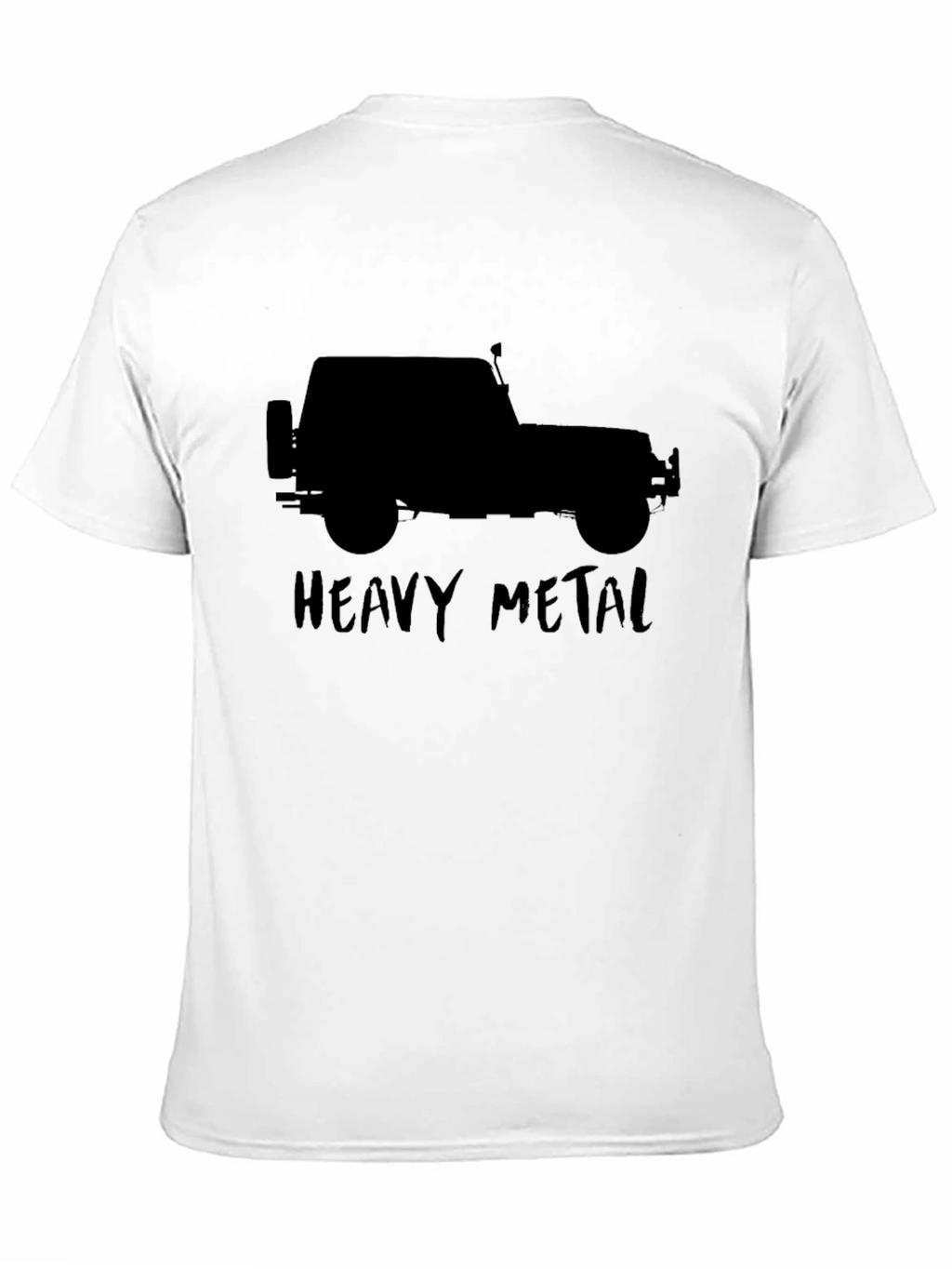 Heavy Metal Jeep T-Shirt - Black