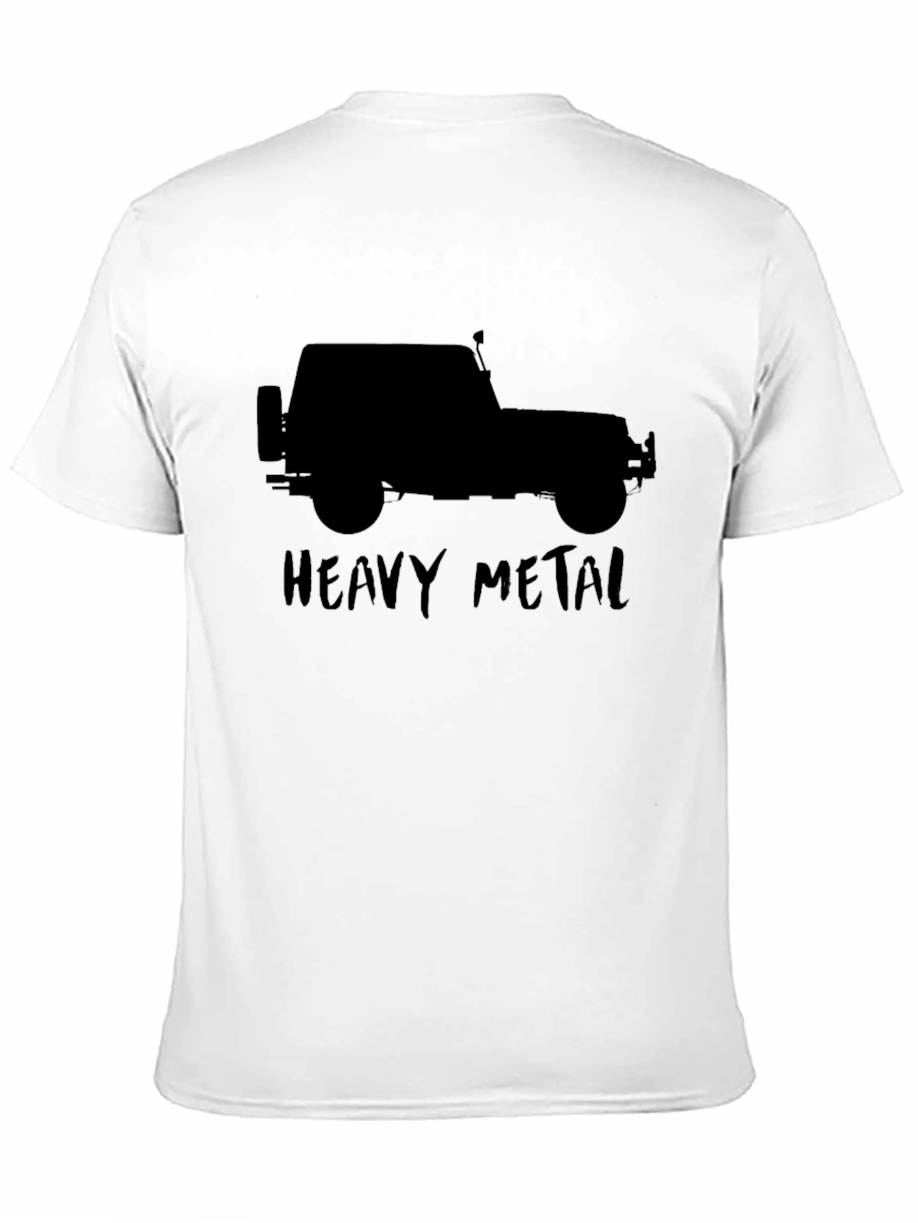 Heavy Metal Jeep T-Shirt - Black