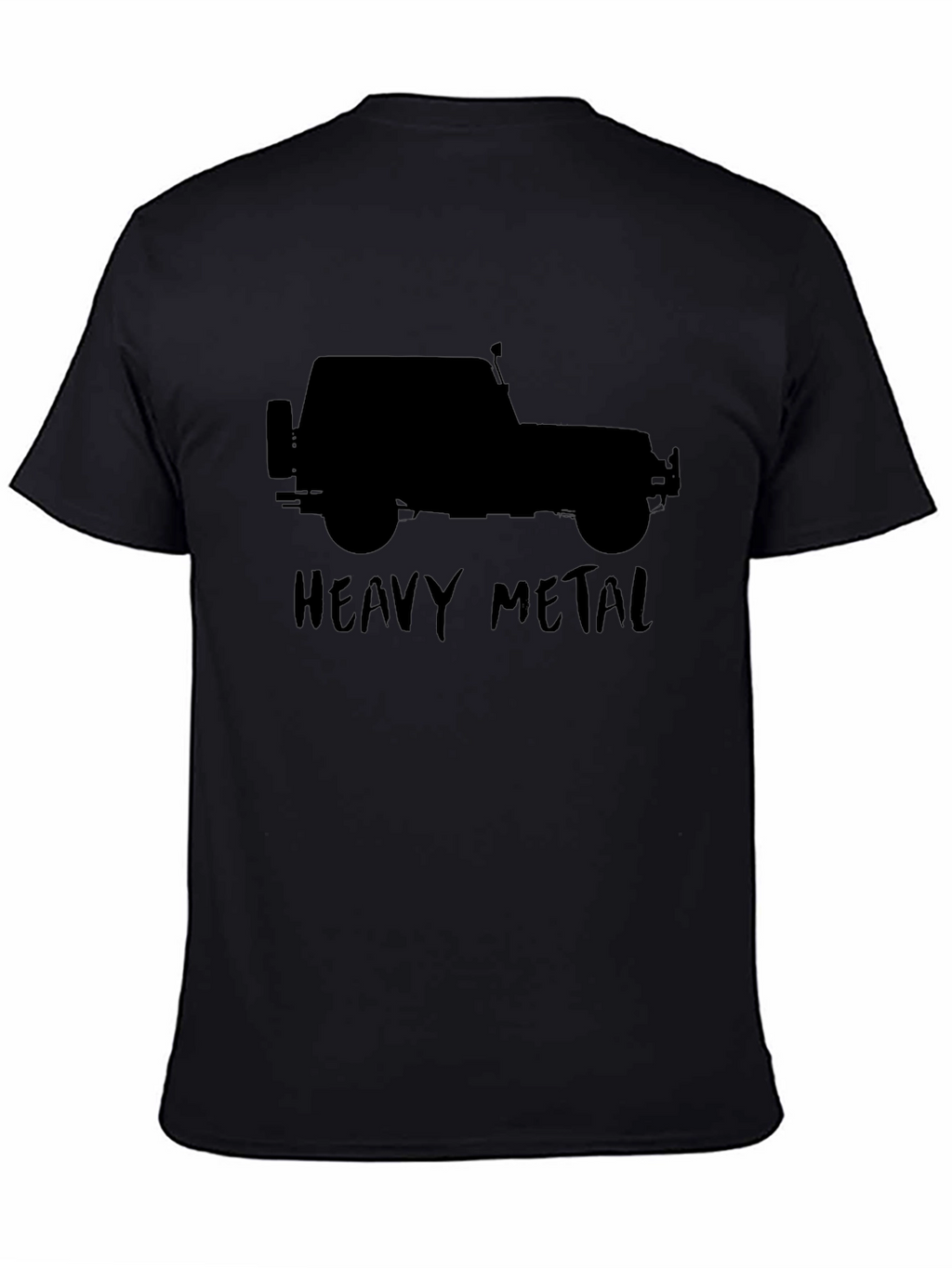 Heavy Metal Jeep T-Shirt - Black