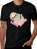 Love Sloths T-Shirt - Funny Sloth Graphic Tee