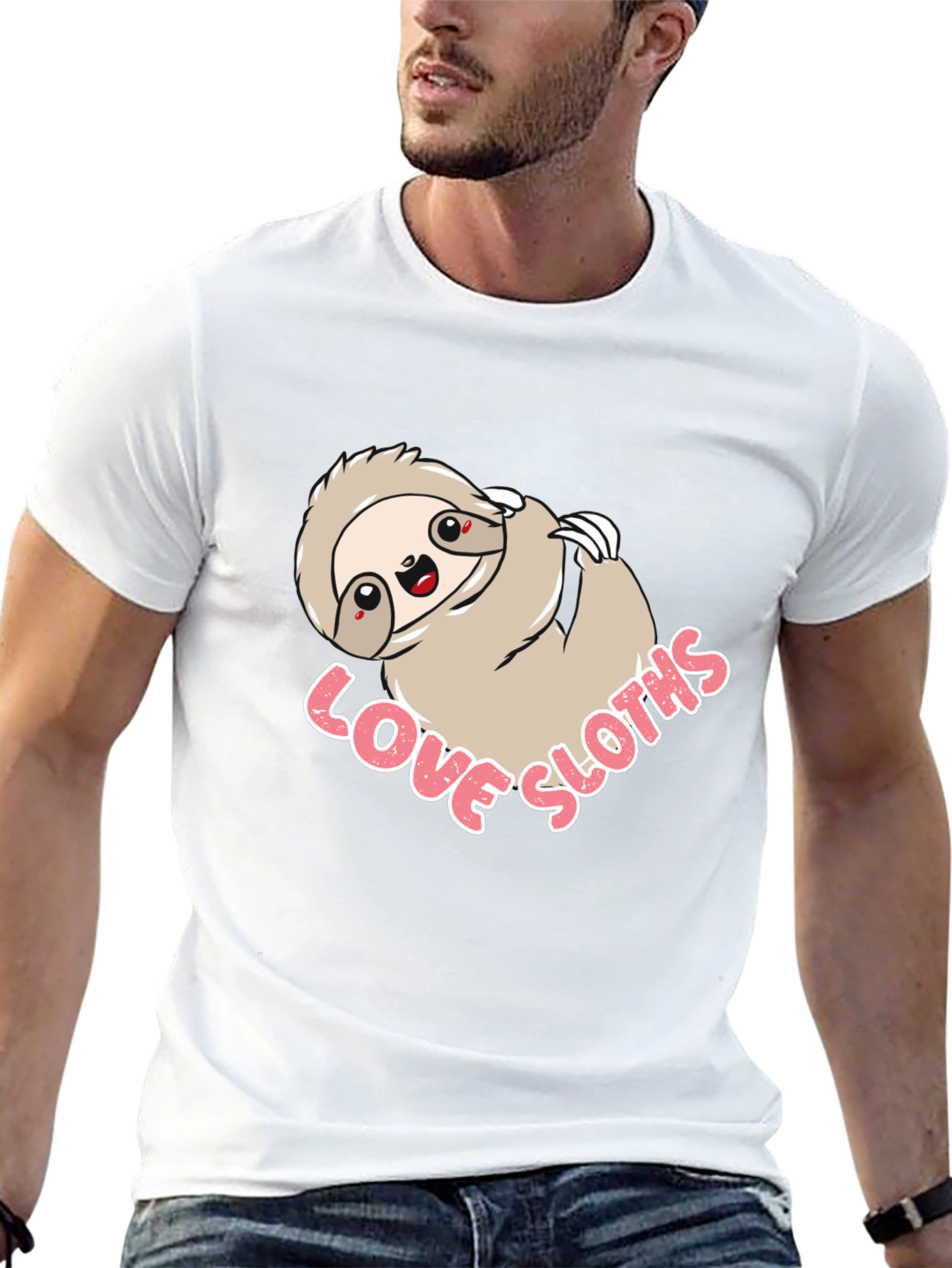Love Sloths T-Shirt - Funny Sloth Graphic Tee