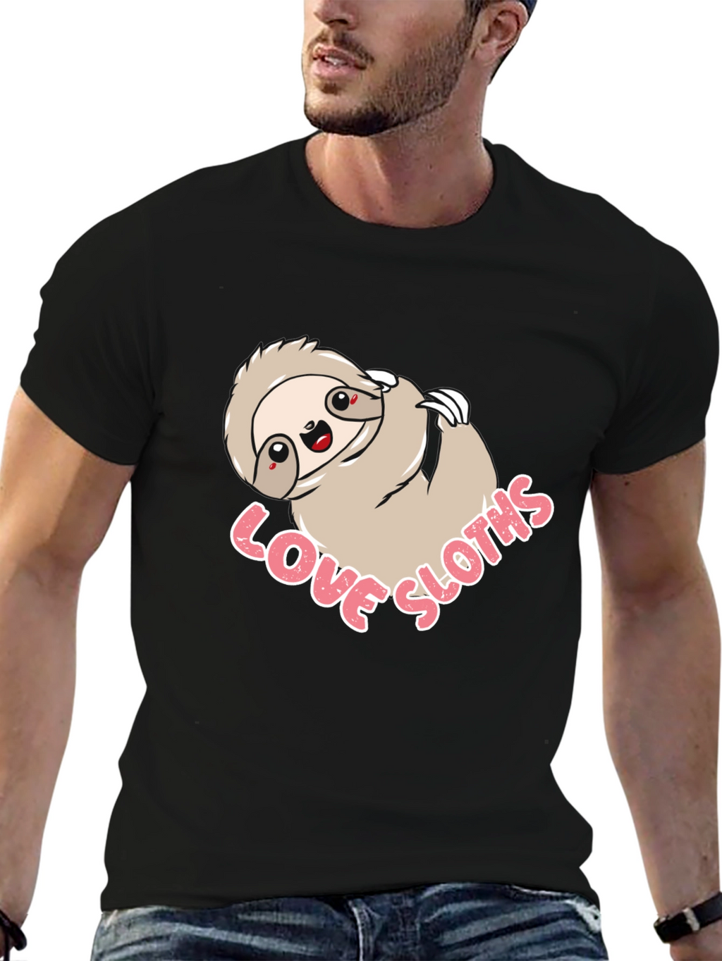 Love Sloths T-Shirt - Funny Sloth Graphic Tee