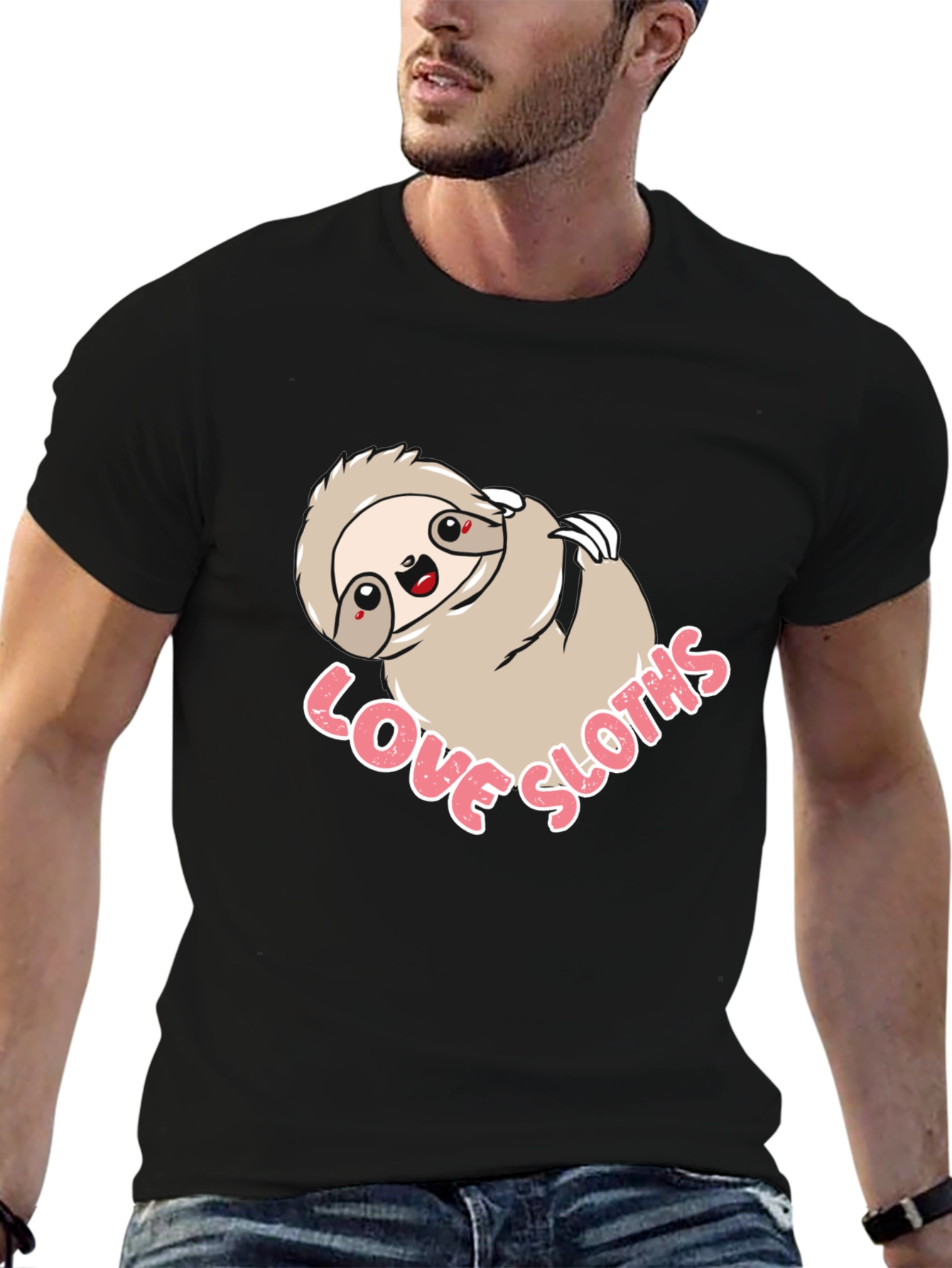 Love Sloths T-Shirt - Funny Sloth Graphic Tee