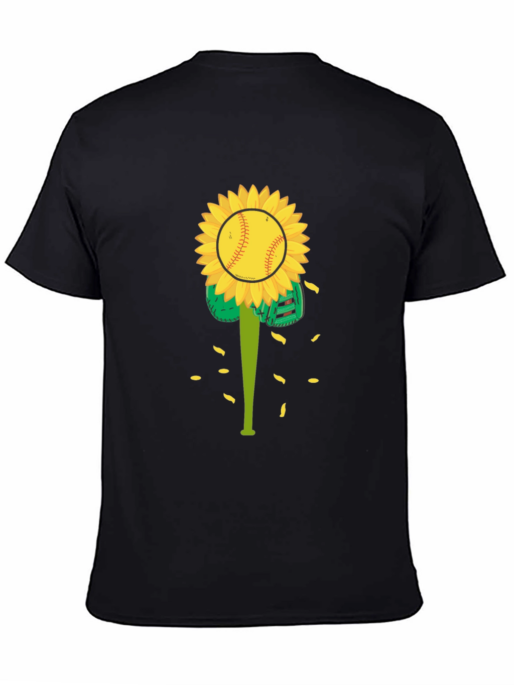 Sunflower Baseball Graphic Tee