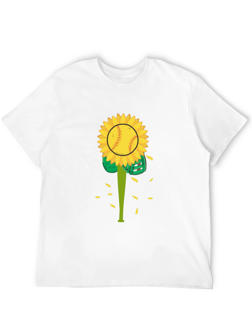 Sunflower Baseball Graphic Tee