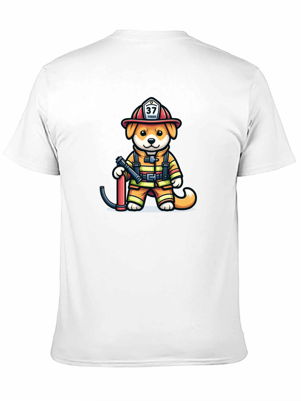 Firefighter Dog T-Shirt: Fired Up Pup!