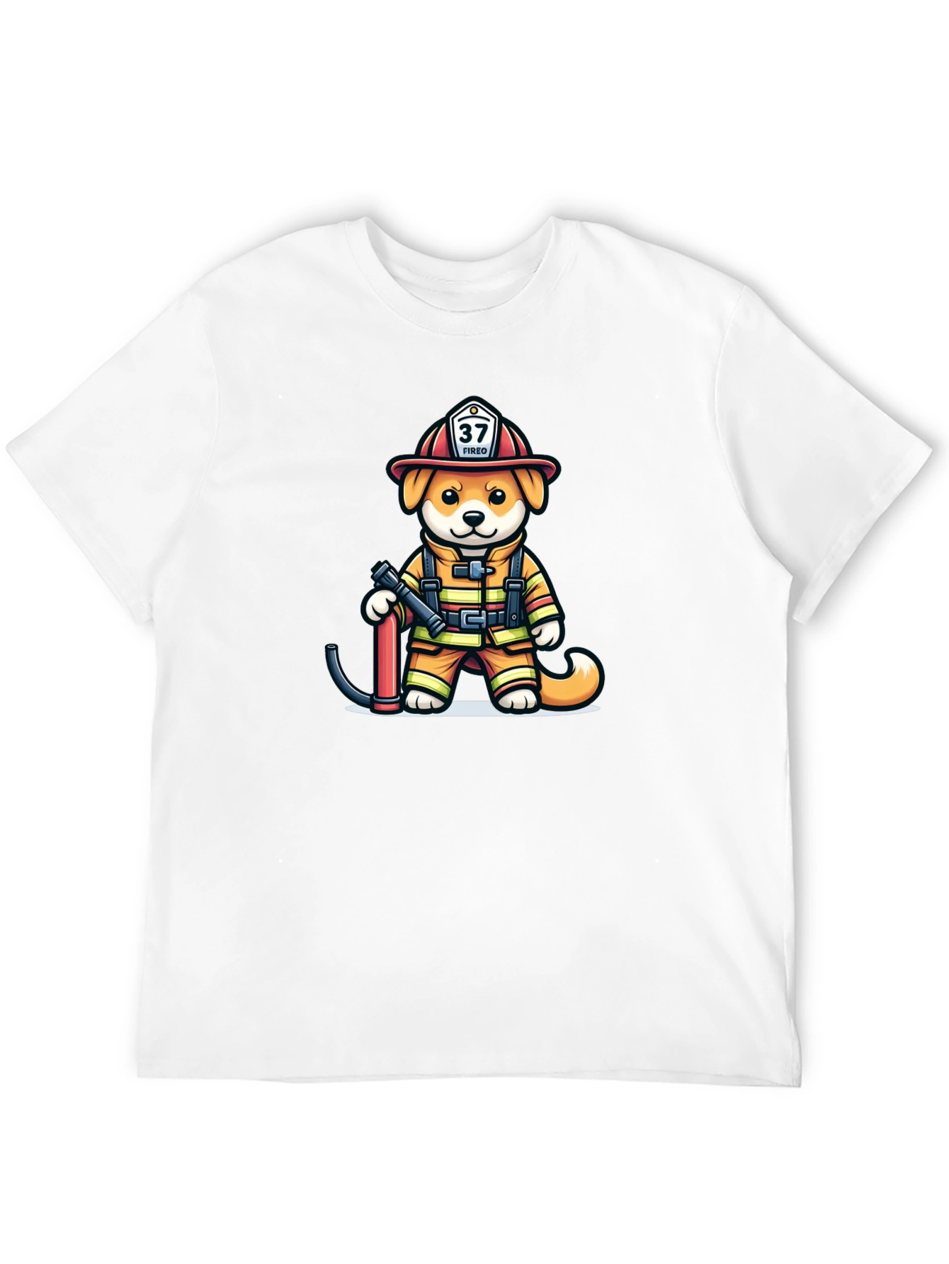 Firefighter Dog T-Shirt: Fired Up Pup!