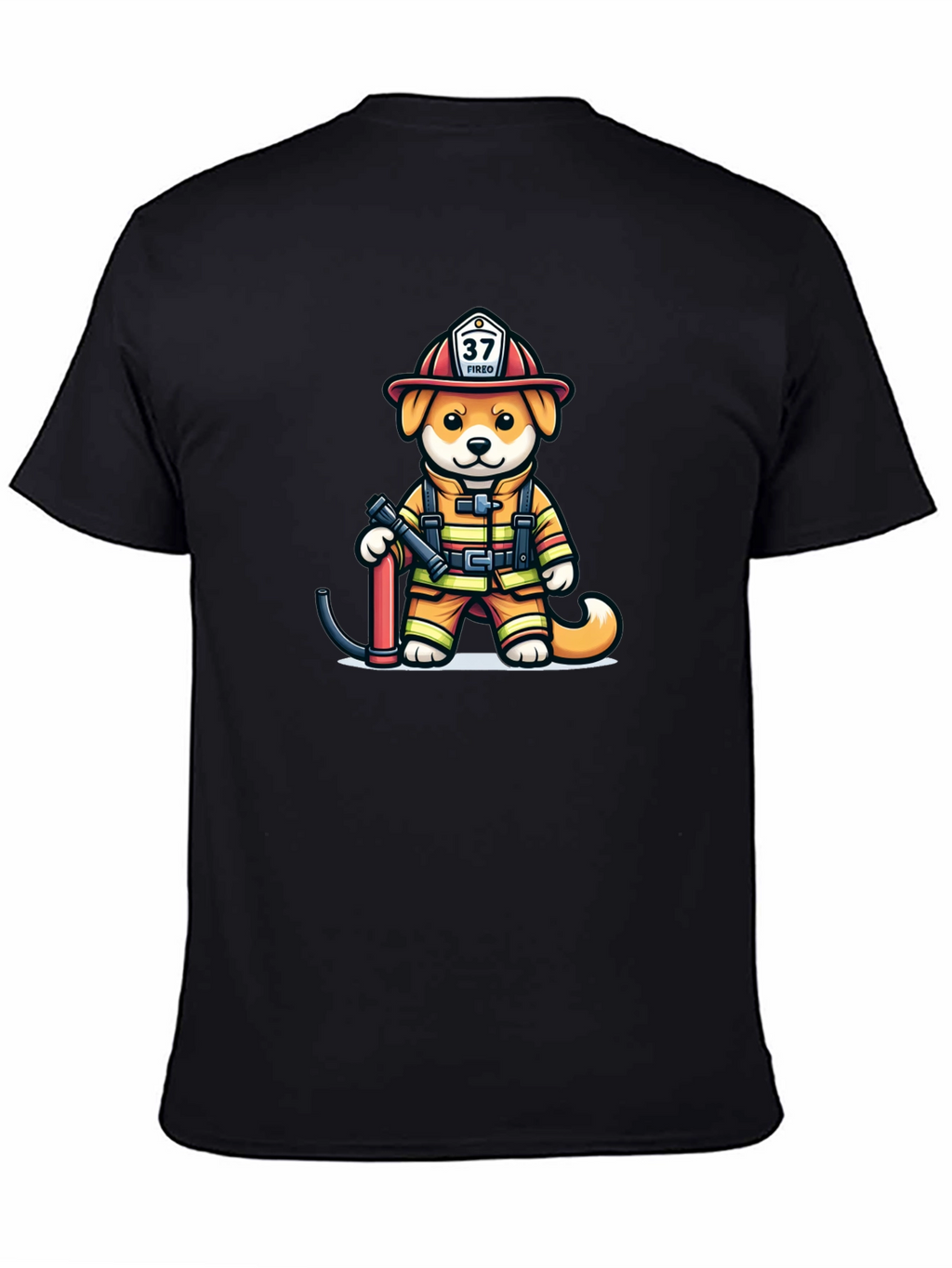 Firefighter Dog T-Shirt: Fired Up Pup!