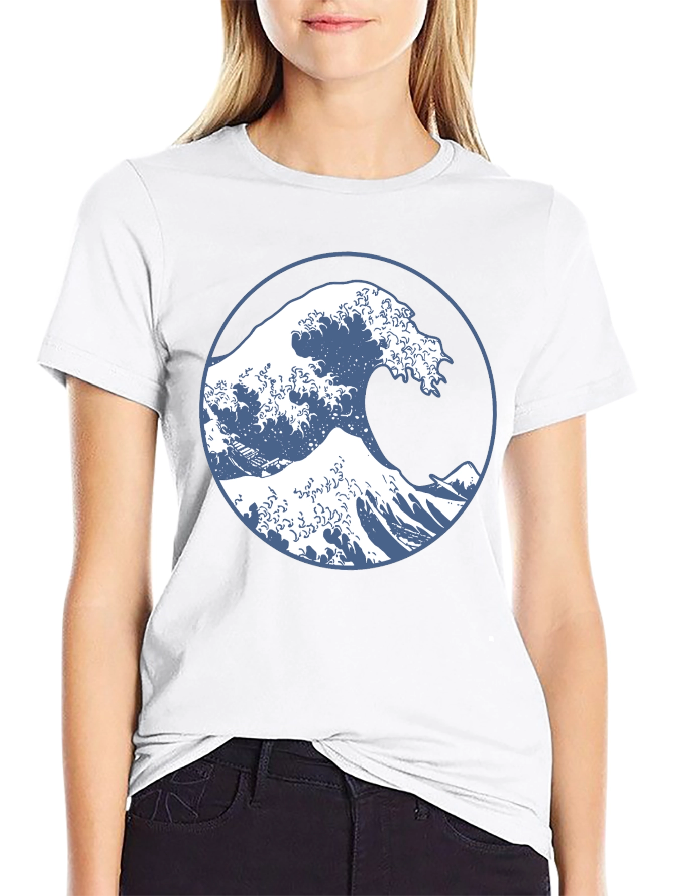 Great Wave Graphic Tee - Stylish & Comfortable