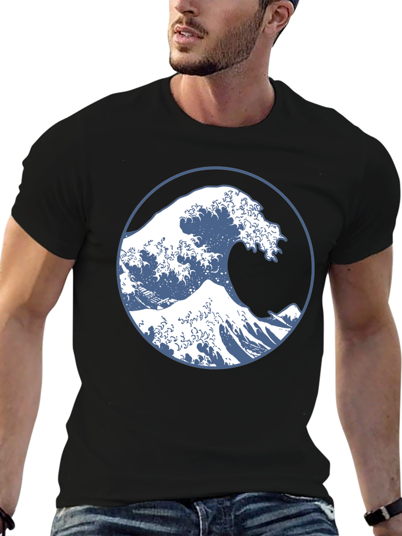 Great Wave Graphic Tee - Stylish & Comfortable