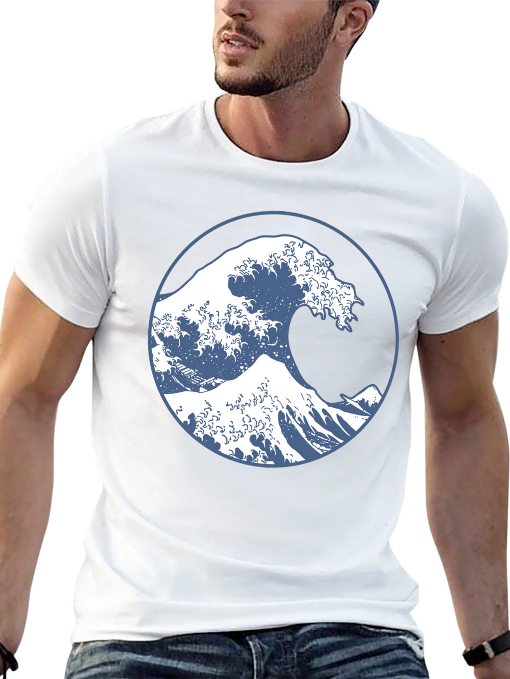 Great Wave Graphic Tee - Stylish & Comfortable