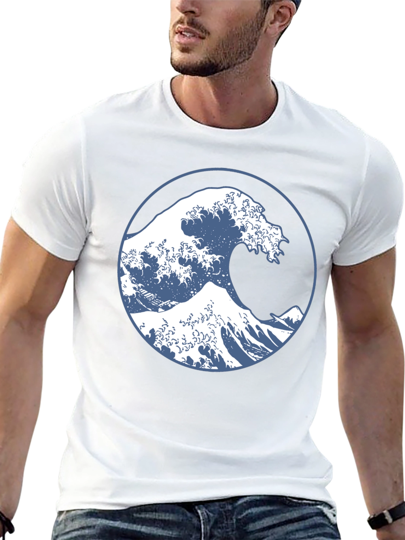 Great Wave Graphic Tee - Stylish & Comfortable