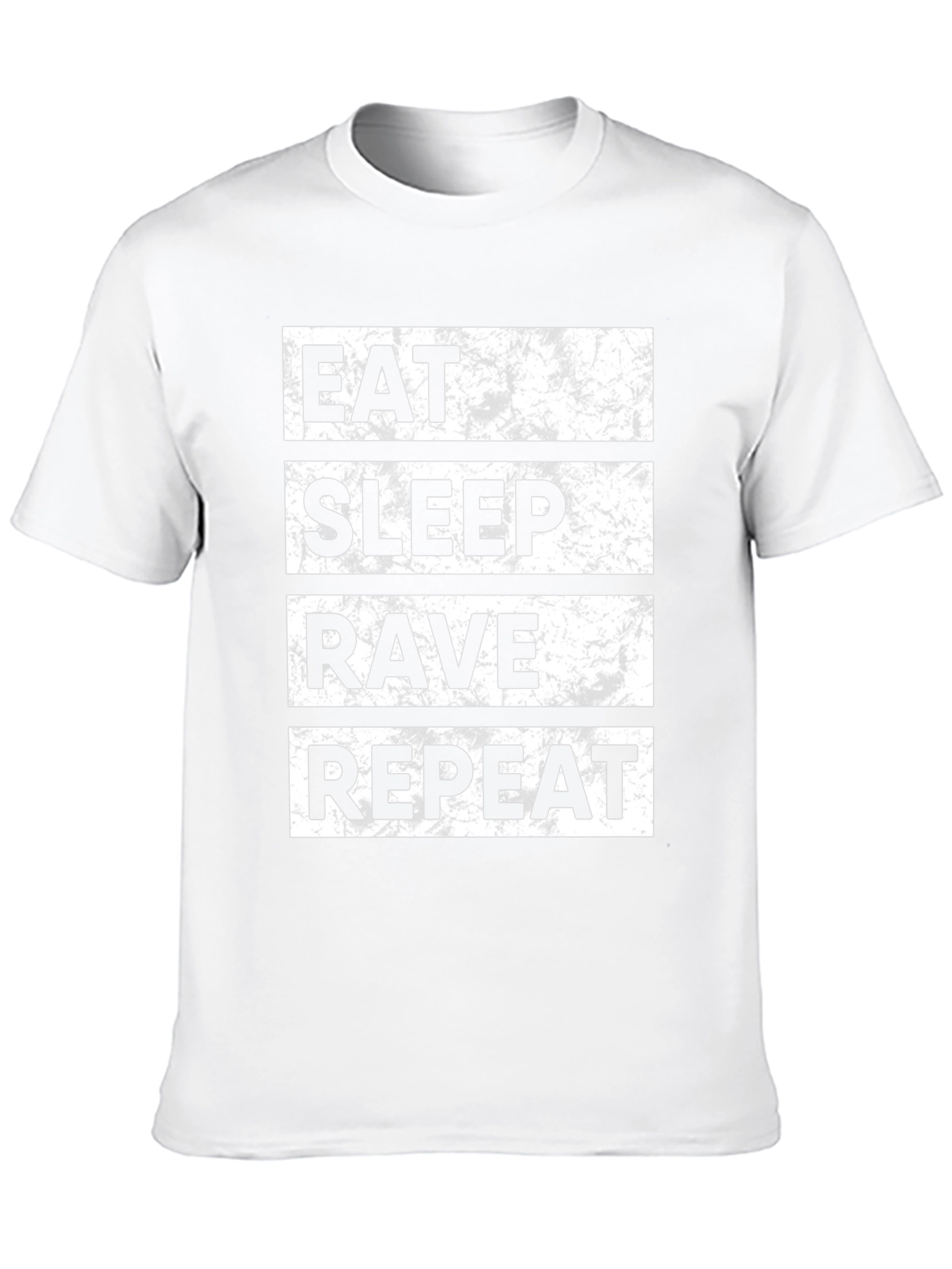Eat Sleep Rave Repeat Black T-Shirt