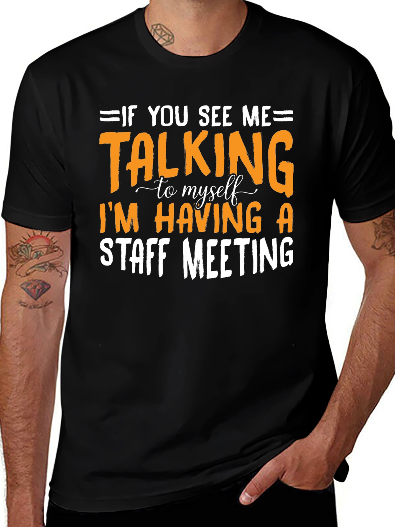 Staff Meeting T-Shirt Funny Sarcastic Tee