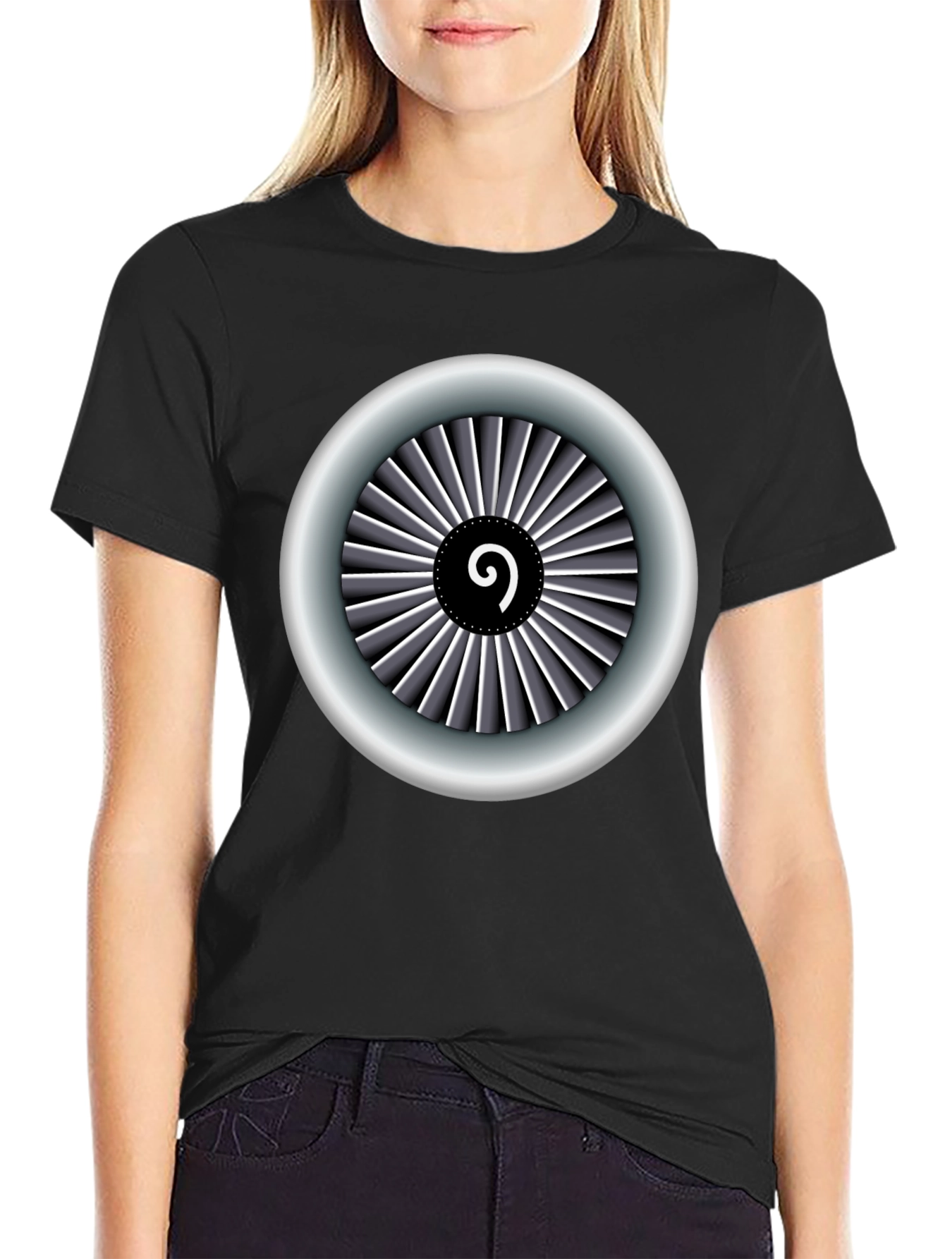 Jet Engine T-Shirt - Aviation Inspired Design