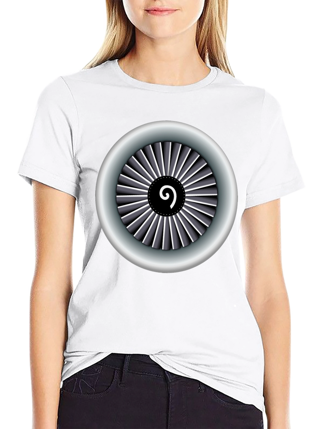 Jet Engine T-Shirt - Aviation Inspired Design
