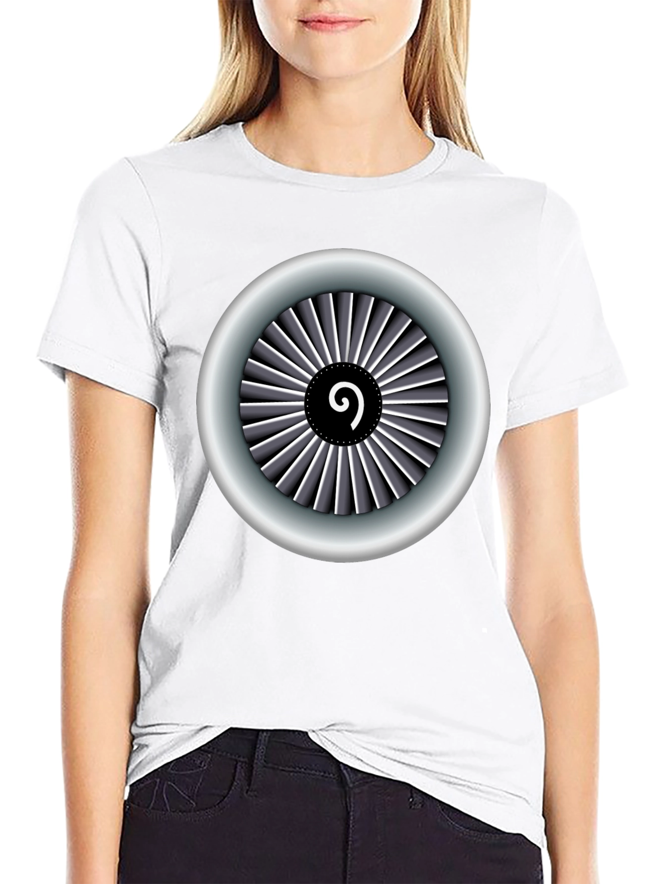 Jet Engine T-Shirt - Aviation Inspired Design