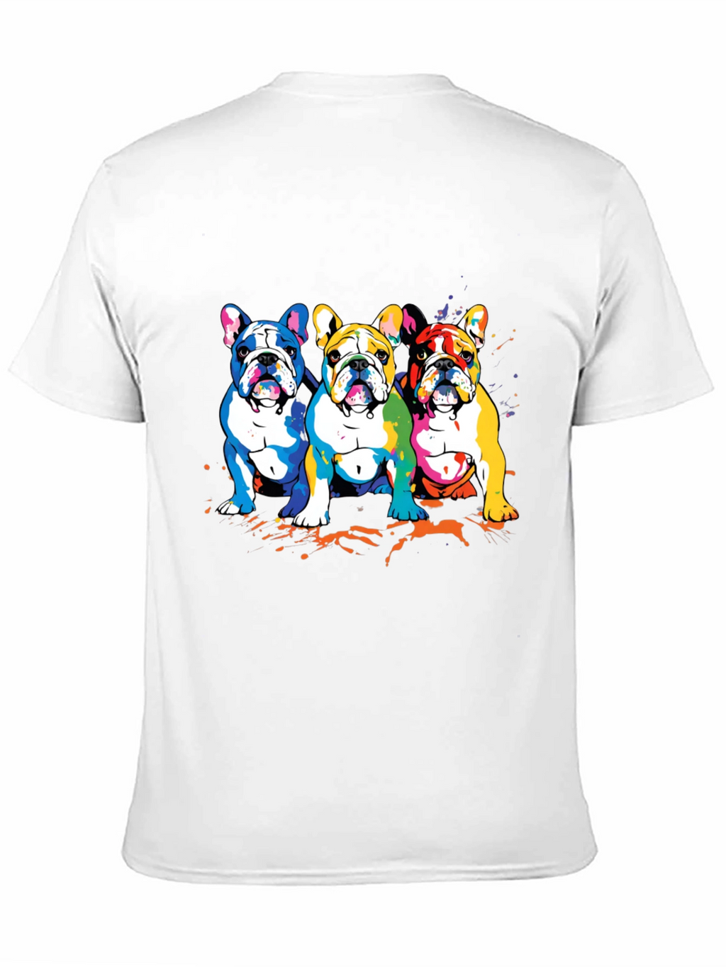 Colorful French Bulldog T-Shirt