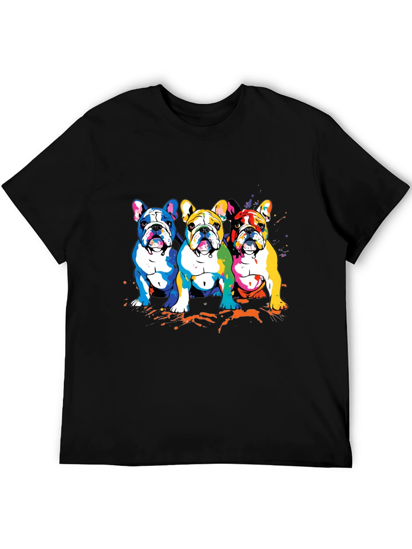 Colorful French Bulldog T-Shirt