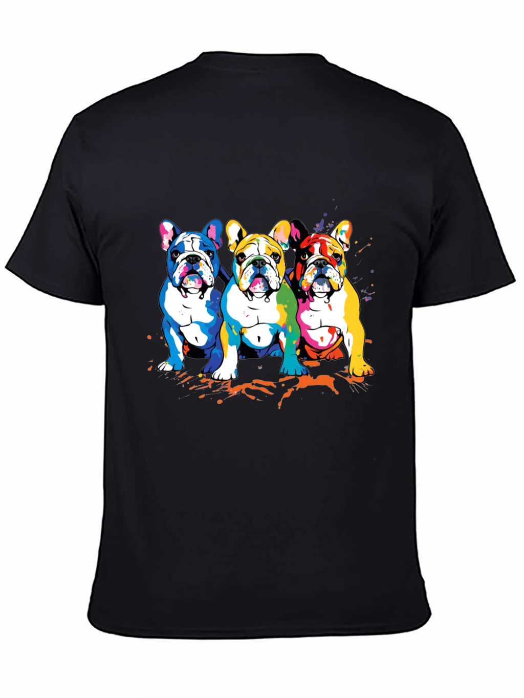 Colorful French Bulldog T-Shirt